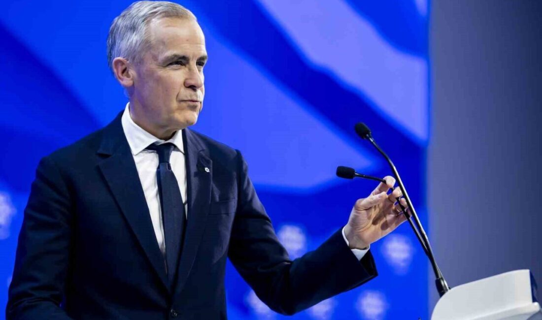 Kanada Başbakanı Mark Carney, İsviçre Alpleri’ndeki Davos kasabasında gerçekleştirilen Dünya