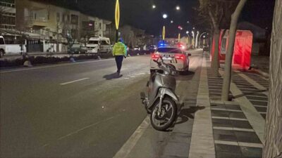 Karaman’da yaşanan bir trafik kazasında, motosiklet sürücüsü kontrolden çıkarak yaralandı.