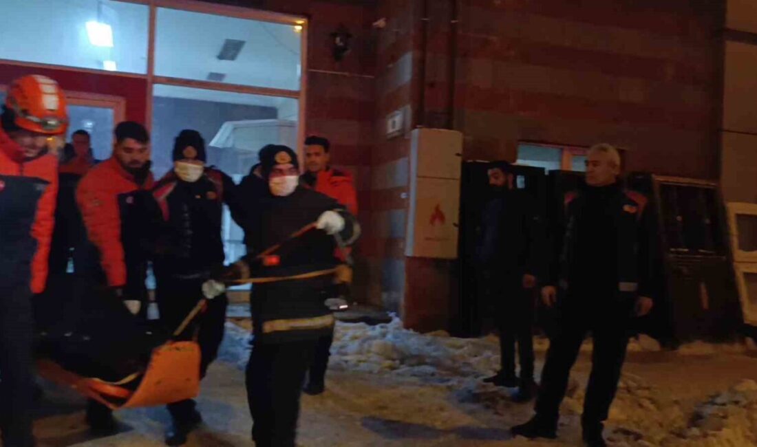 Kars’ta, bir binanın 5. katından asansör boşluğuna düşen bir kişi