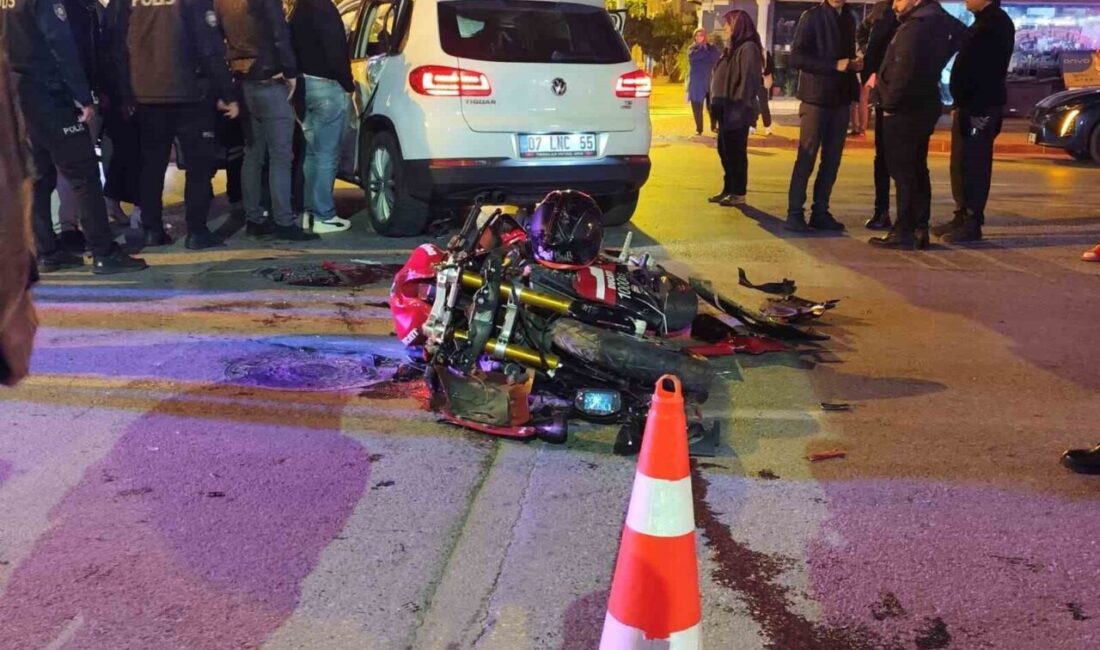 Manavgat, Antalya ilçesinde popülerlik kazanan bir genç, motosiklet videolarıyla tanınıyordu