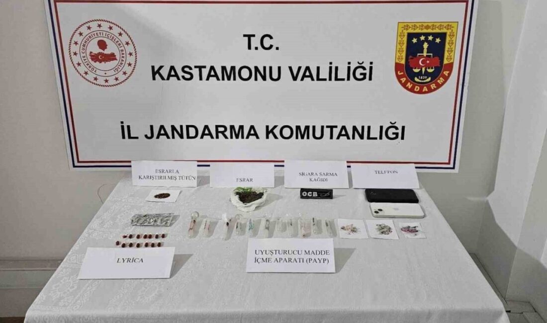 Kastamonu ilinde jandarma tarafından yapılan bir uyuşturucu operasyonunda, 19 kişi
