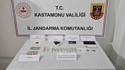 Kastamonu ilinde jandarma tarafından yapılan bir uyuşturucu operasyonunda, 19 kişi