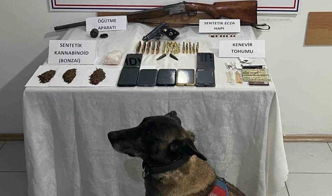 Kastamonu ilinde, jandarma ekipleri tarafından yapılan uyuşturucu operasyonunda 8 kişi
