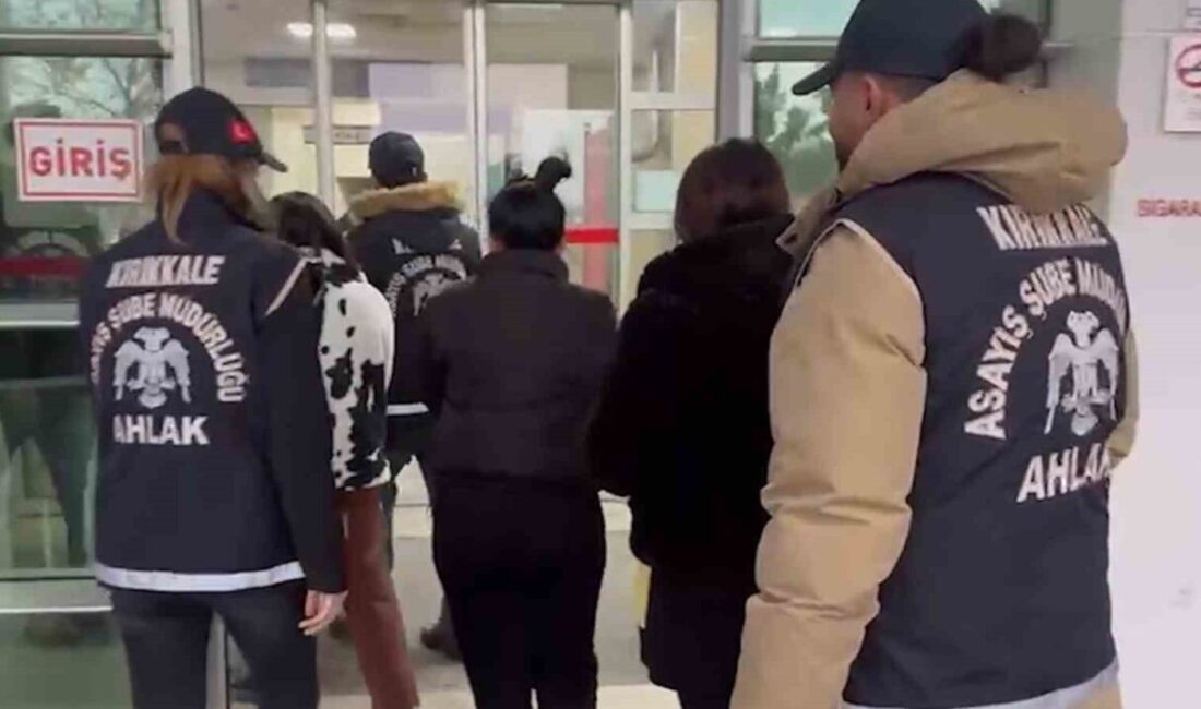 Kırıkkale’nin Yahşihan ilçesinde gerçekleştirilen fuhuş operasyonunda, aralarında 2 yabancı uyruğunun
