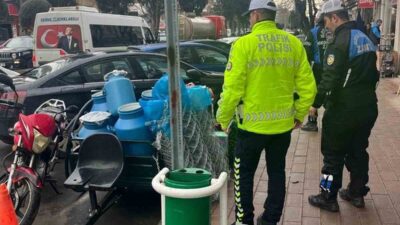 Kırklareli İl Emniyet Müdürlüğü Trafik Şubesi ve Zabıta Müdürlüğü ekipleri,