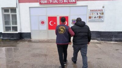 Kırşehir’de, Jandarma ekipleri tarafından aranan ve hakkında kesinleşmiş 4 yıl