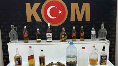 Kırşehir’de, İl Emniyet Müdürlüğü ekipleri tarafından gerçekleştirilen operasyonda 20,25 litre