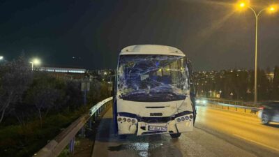 TEM Otoyolu’nda meydana gelen kazada, Dilovası ilçesinde seyir halinde olan
