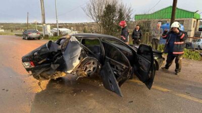 Sakarya ilinde meydana gelen bir olayda, bir otomobil sürücüsü, yola