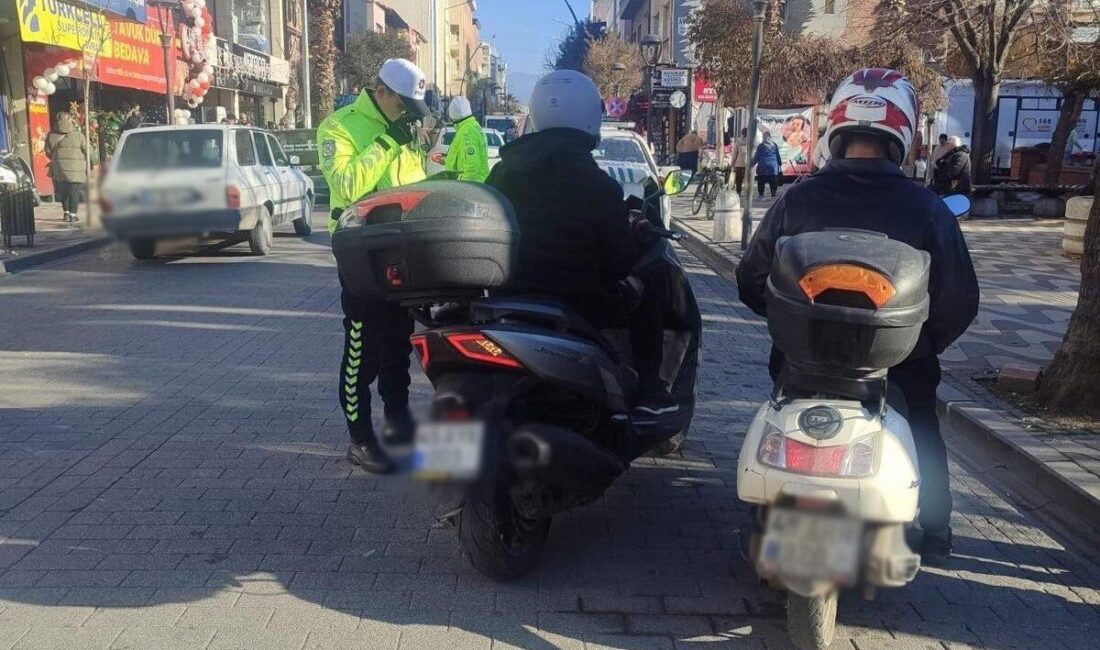 Manisa genelinde 3-5 Ocak tarihleri arasında yapılan motosiklet ve motorlu