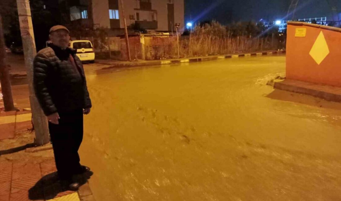 Manisa’da akşam saatlerinde meydana gelen şiddetli yağışlar, su baskınlarına neden