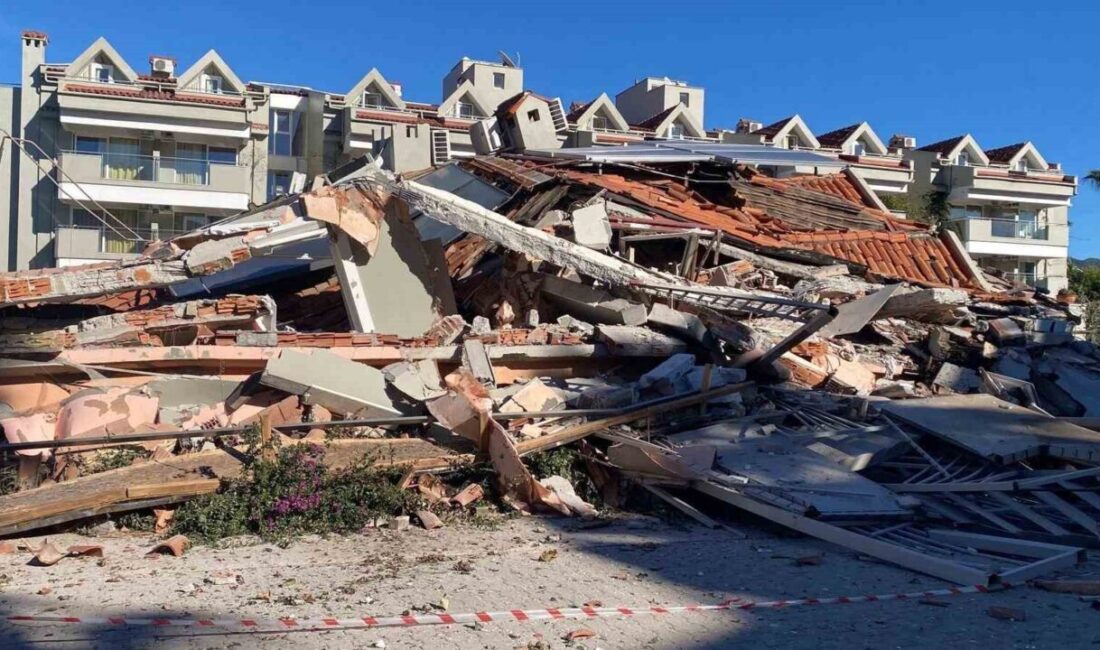 Muğla’nın Marmaris ilçesinde Begonville Hotel adlı apart otelde gerçekleştirilen güçlendirme