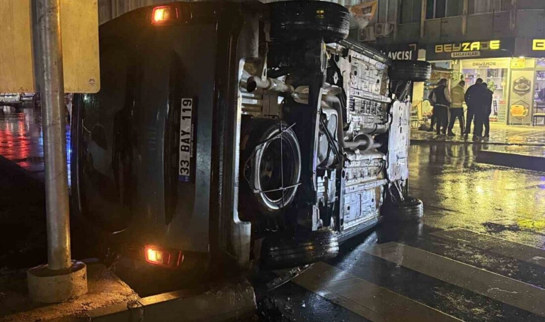 Mersin’in Tarsus ilçesinde meydana gelen trafik kazasında 2 kişi yaralanırken,