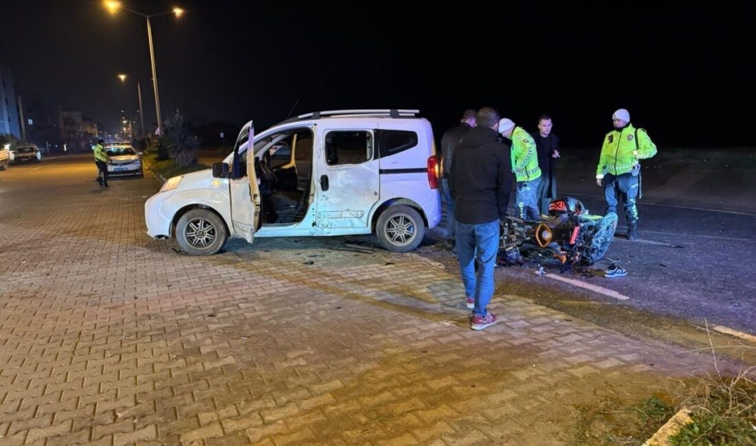 Sakarya’nın Karasu ilçesinde meydana gelen bir trafik kazasında, hafif ticari