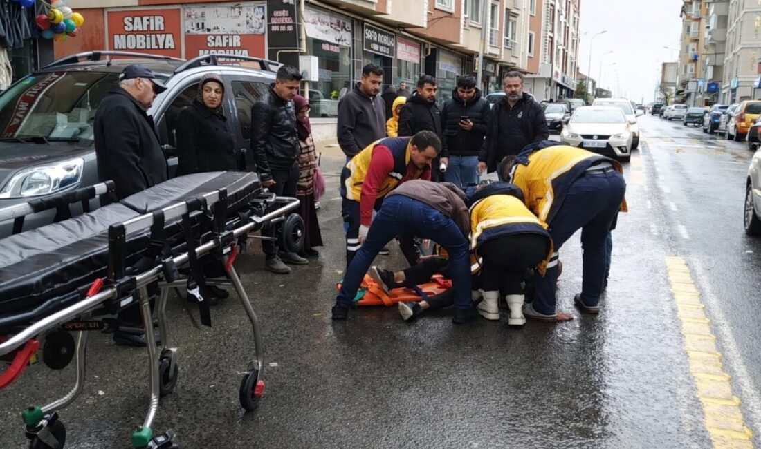 Tekirdağ’ın Muratlı ilçesinde meydana gelen bir trafik kazasında, bir yaya