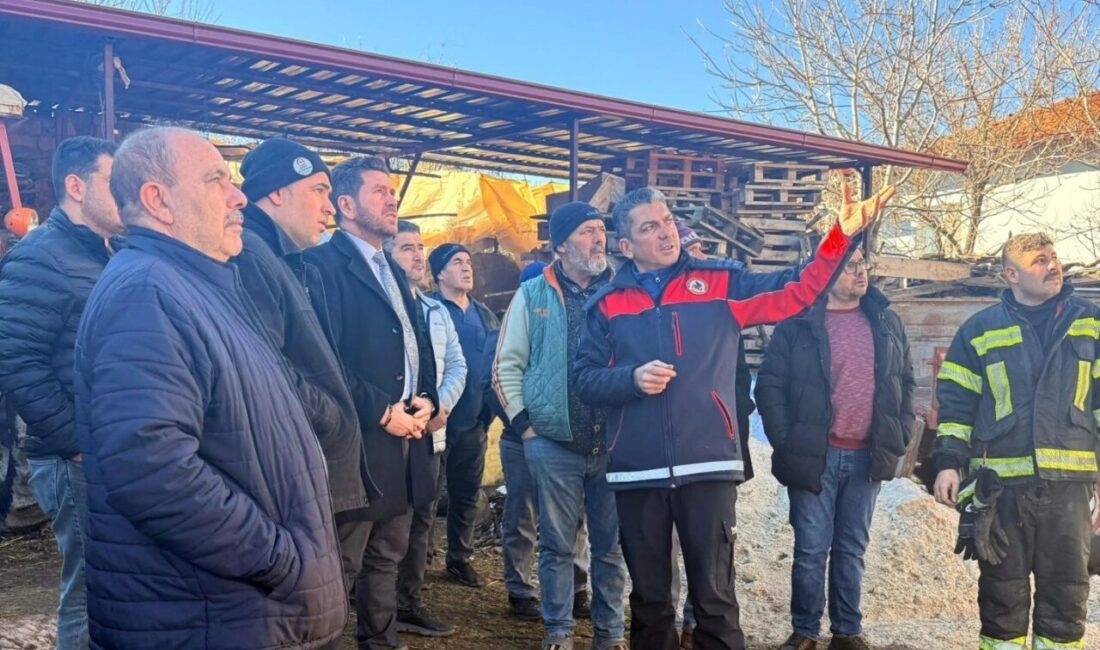 Denizli’nin Tavas ilçesindeki bir evde çıkan yangında 80 yaşındaki bir