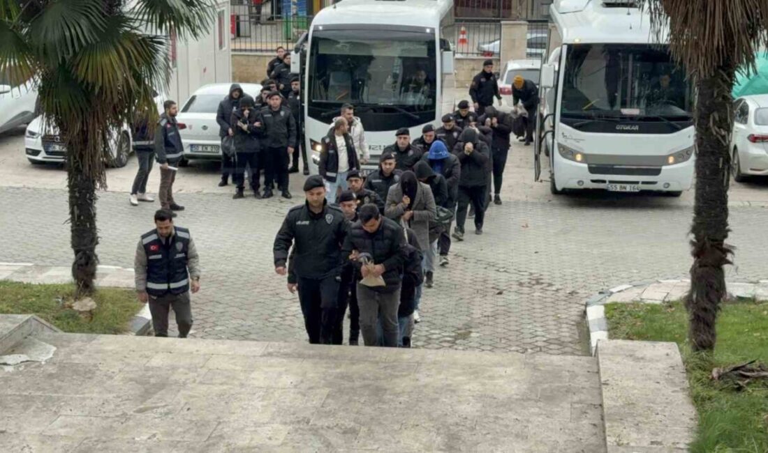 Samsun merkezli 19 ilde eş zamanlı olarak gerçekleştirilen operasyonda çocuk