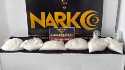 Nazilli ilçesinde polis ekipleri tarafından gerçekleştirilen operasyonda 9 kilo 425