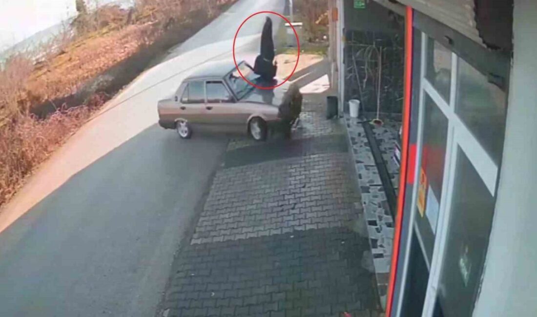 Ünye ilçesinde meydana gelen bir trafik kazasında, gizli buzlanma sebebiyle