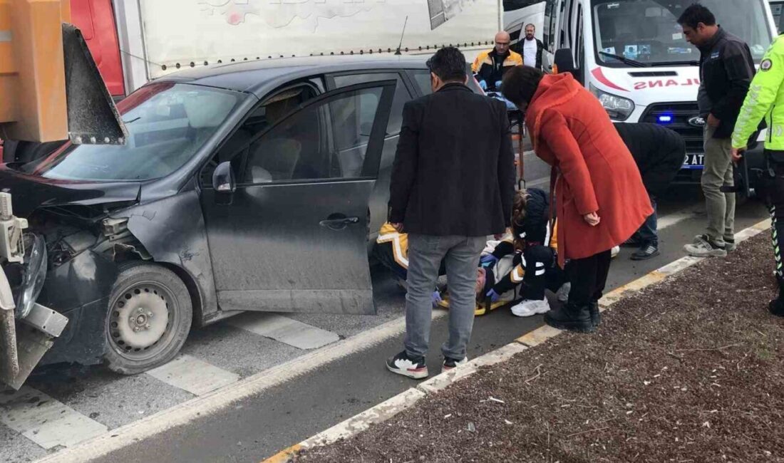 Ereğli ilçesinde bir trafik kazası meydana geldi ve kaza sonucunda