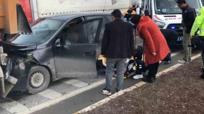 Ereğli ilçesinde bir trafik kazası meydana geldi ve kaza sonucunda