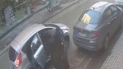 Bir trafik kazası, Bursa’nın İnegöl ilçesinde meydana geldi ve otomobilde