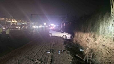Çerkezköy ilçesinde meydana gelen trafik kazası, trafik ekiplerinin müdahalesine maruz