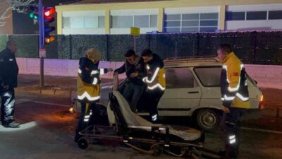 Kocasinan ilçesinde meydana gelen trafik kazasında sürücü, direksiyon hakimiyetini kaybederek