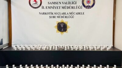 Samsun’un Atakum ilçesinde gerçekleştirilen narkotik operasyonunda binlerce uyuşturucu hap ele