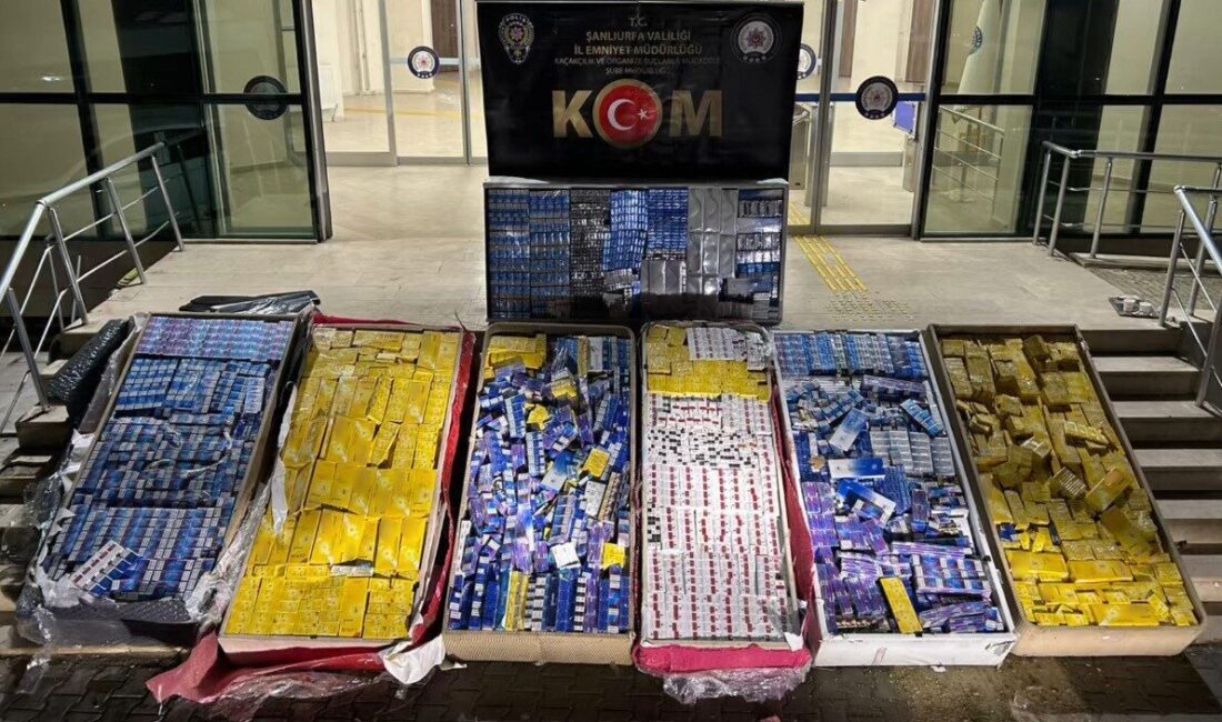 Şanlıurfa’da polis tarafından yapılan bir operasyonda piyasa değeri 3.5 milyon