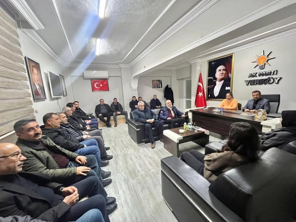 AK Parti Yerköy İlçe Teşkilatı aylık olağan toplantısını geniş katılımla
