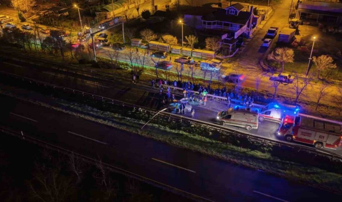 Silivri’de meydana gelen trafik kazasında bir kişi öldü, 2 kişi