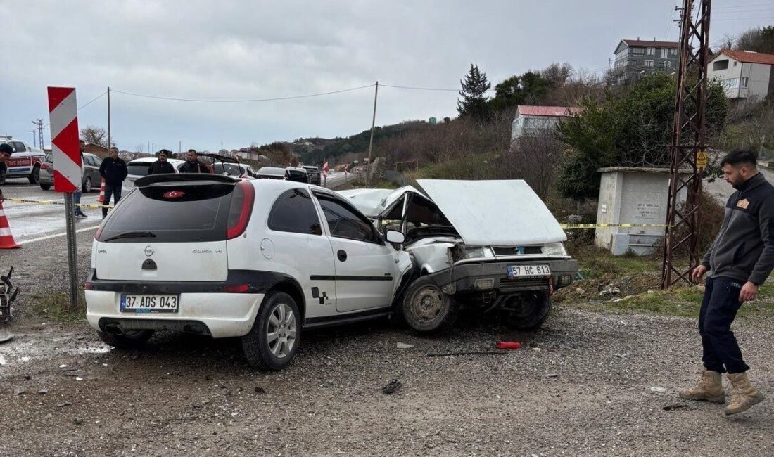Türkeli ilçesinde meydana gelen trafik kazasında 1 kişi yaralandı. Kaza,