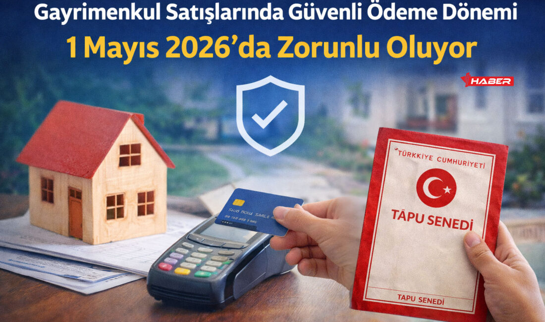 Gayrimenkul alım-satım işlemlerinde uzun süredir tartışılan güvenlik sorunlarına çözüm geliyor.