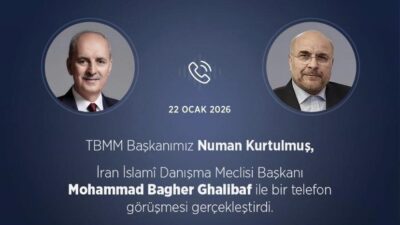 Türkiye Büyük Millet Meclisi (TBMM) Başkanı Numan Kurtulmuş, İran İslami
