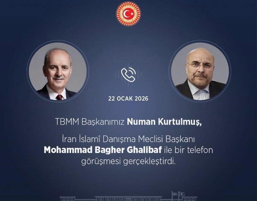 Türkiye Büyük Millet Meclisi (TBMM) Başkanı Numan Kurtulmuş, İran İslami