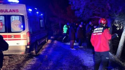 Niksar ilçesinde, Usta Hasan köyü yolunda meydana gelen acı bir