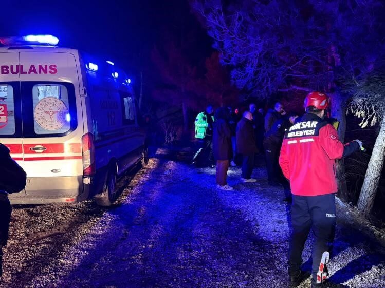 Niksar ilçesinde, Usta Hasan köyü yolunda meydana gelen acı bir