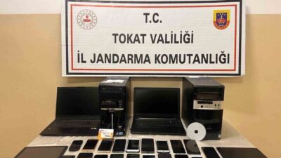 Tokat’ın Erbaa ilçesinde jandarma ekipleri tarafından gerçekleştirilen operasyonda yakalanan 16
