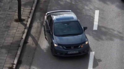 Kırıkkale’de gerçekleştirilen trafik denetiminde, denetime uymamaya çalışan bir sürücü, dron