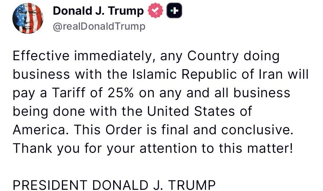 ABD Başkanı Donald Trump, İran’a karşı devam eden kitlesel protestoların