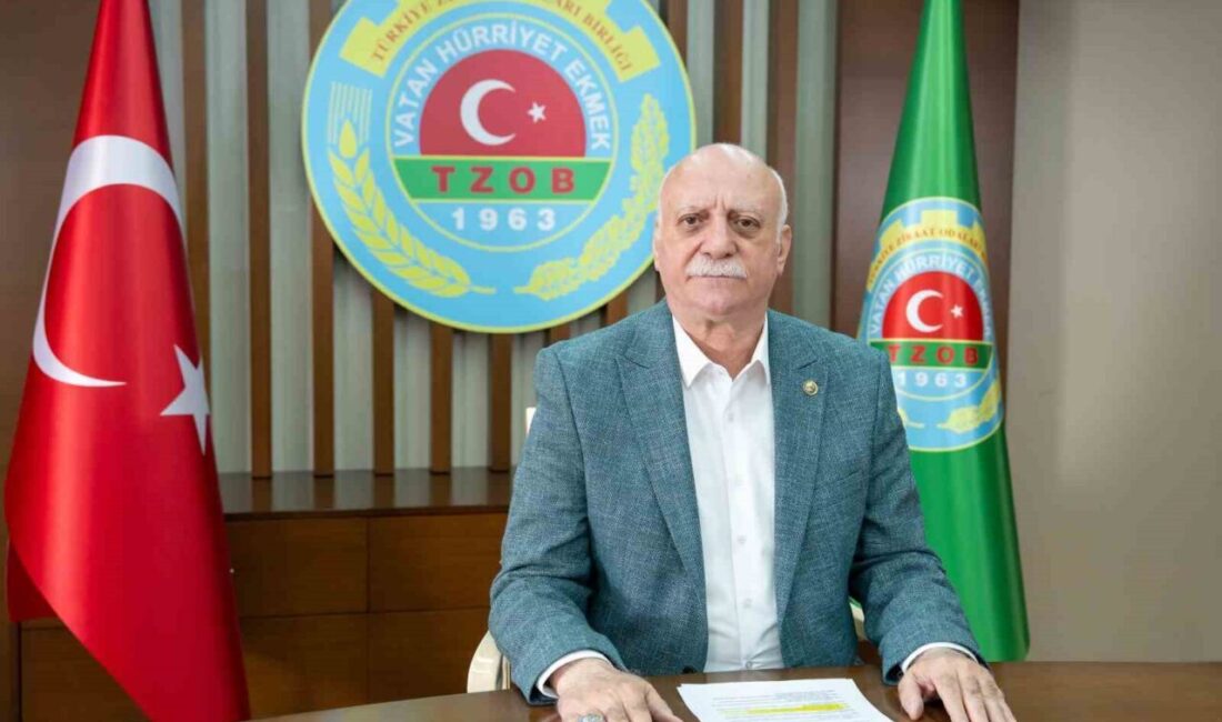 Türkiye Ziraat Odaları Birliği (TZOB) Genel Başkanı Şemsi Bayraktar, Ocak