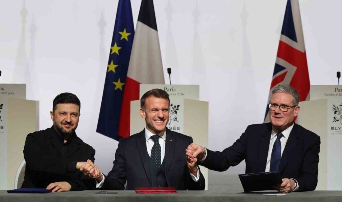 Uluslararası Güçler Ukrayna’ya Yönelik Niyet Beyanı İmzaladı Fransa’nın başkenti Paris’te