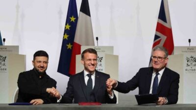 Uluslararası Güçler Ukrayna’ya Yönelik Niyet Beyanı İmzaladı Fransa’nın başkenti Paris’te