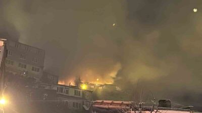 Bursa’nın Uludağ’a yakın bir bölgesindeki bir evde meydana gelen yangın,