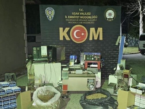 Uşak İl Emniyet Müdürlüğü KOM Şube Müdürlüğü ekiplerinin gerçekleştirdiği operasyonlar