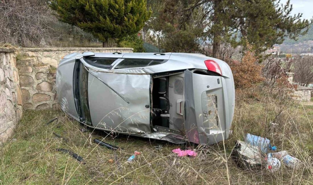 Uşak’ta meydana gelen bir kaza sonucunda bir kişinin yaralanmasına neden