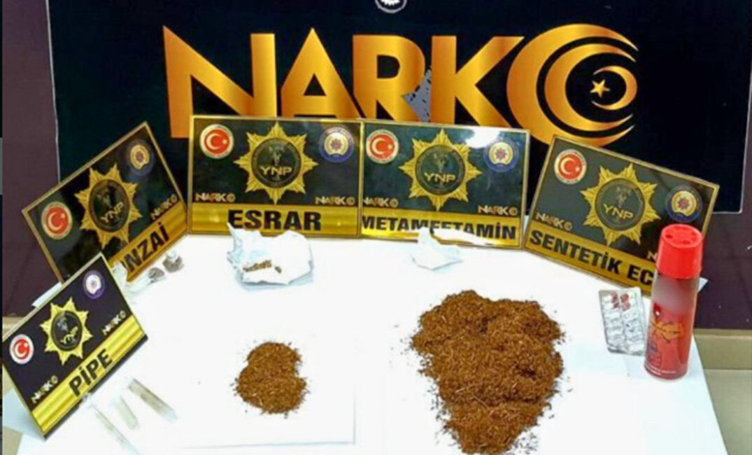 Yozgat İl  Emniyet Müdürlüğü ekiplerince Narkotik Suçlarla Mücadele kapsamında il