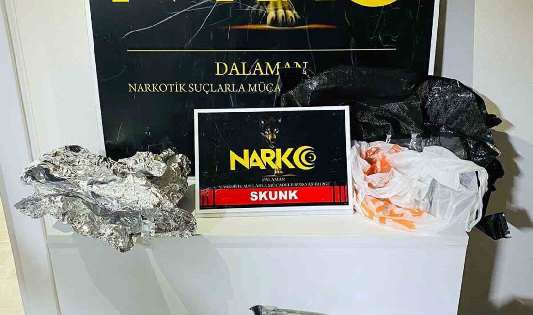 Muğla Emniyet Müdürlüğü Narkotik Suçlarla Mücadele Şube Müdürlüğü ekipleri, uyuşturucu