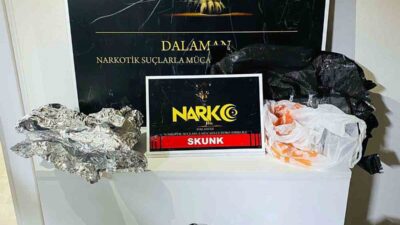 Muğla Emniyet Müdürlüğü Narkotik Suçlarla Mücadele Şube Müdürlüğü ekipleri, uyuşturucu